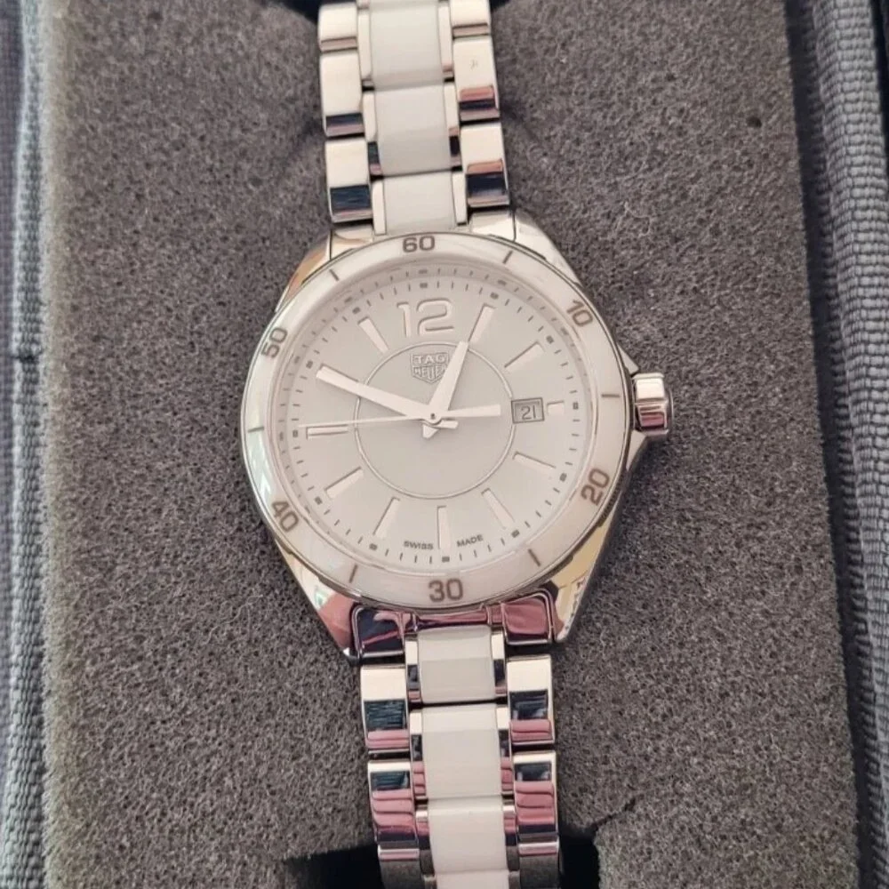 Tag Heuer WBJ141AC.BA0974 Midsize Womens Formula 1 Series Watch White Ceramic